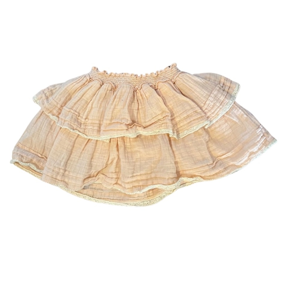 Everbloom Girls Nina ruffle skirt in pink size 5 excellent condition